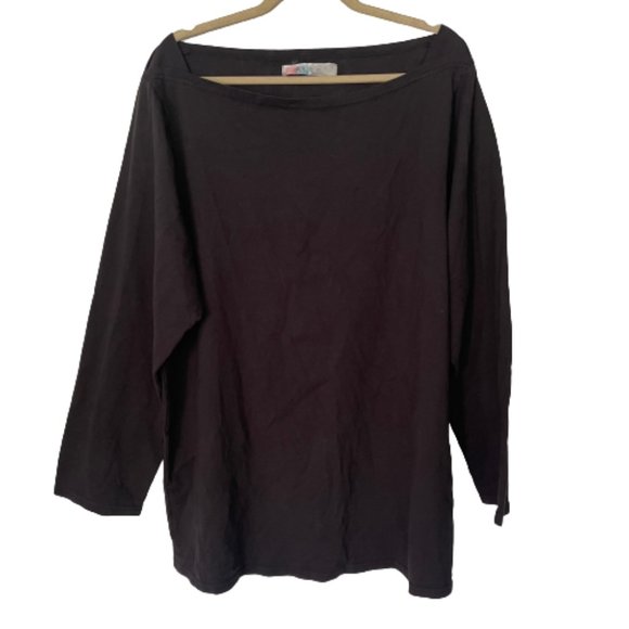 Free People Beach Boat Neck Be Happy Tunic Oversized - Picture 1 of 6
